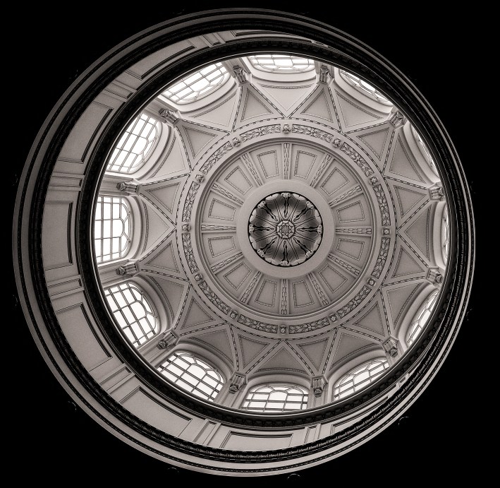 This a blast from the past - originally taken in 2010 at the time I was very pleased with the results and published it to a successful 18 likes. Today I tracked down the master file and decided to re-edit - I have adjusted the alignment by rotating the image removing several dust scratches and applying a yellow filter which offers some strong definition on the domes detail. In summary I felt this was well worth a second viewing - enjoy 