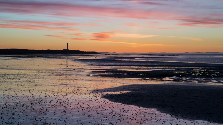 Lossiemouth West Beach Late Walkers