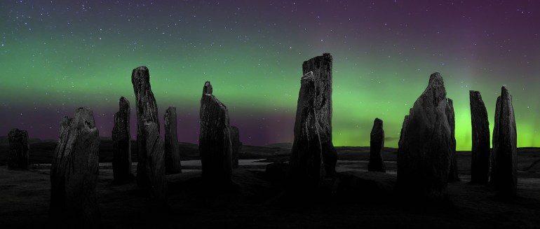 Callanish Moonlit Aurora